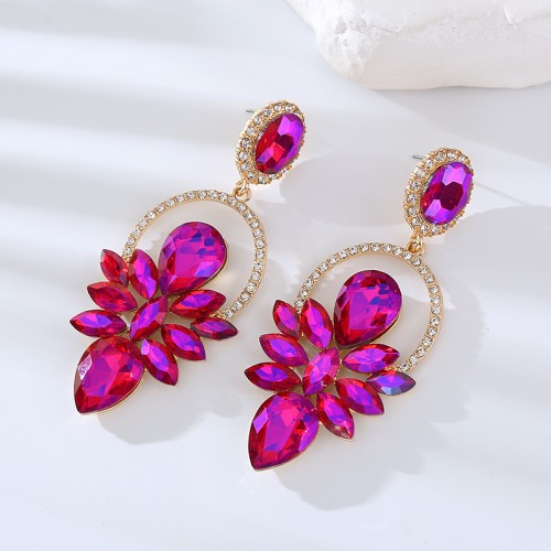 Fashion Jewelry Rhinestone Earrings For Women YWHME-571