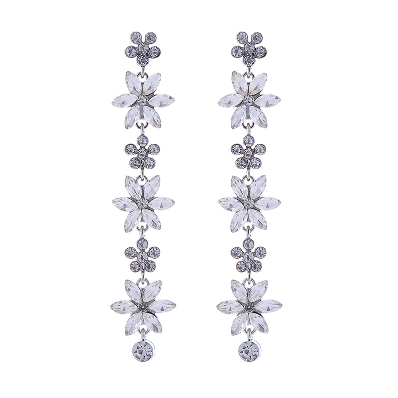 Fashion Jewelry Rhinestone Earrings For Women YWHME-572 