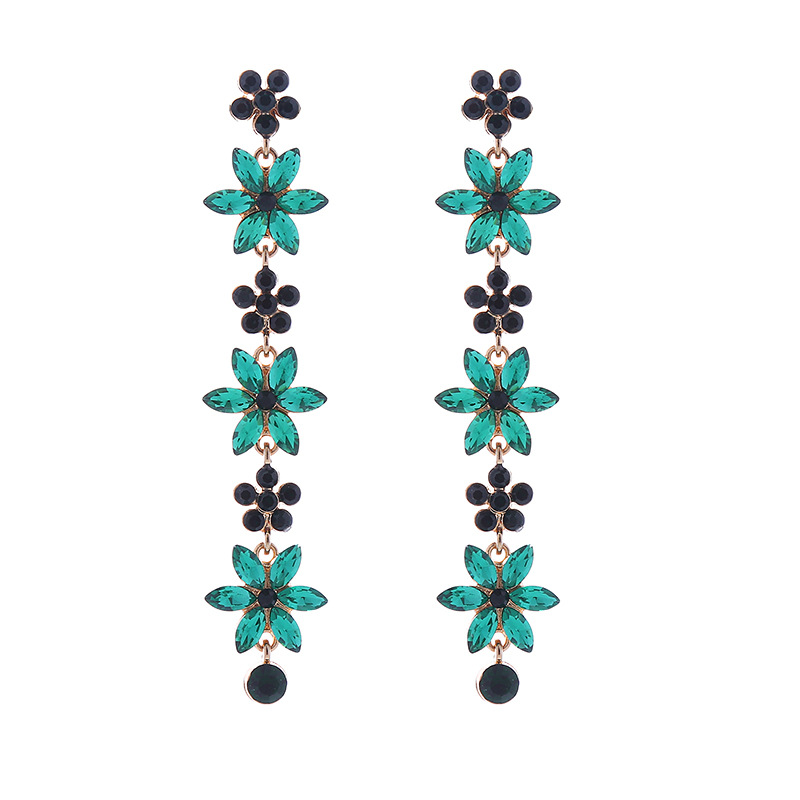 Fashion Jewelry Rhinestone Earrings For Women YWHME-572 