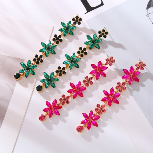 Fashion Jewelry Rhinestone Earrings For Women YWHME-572