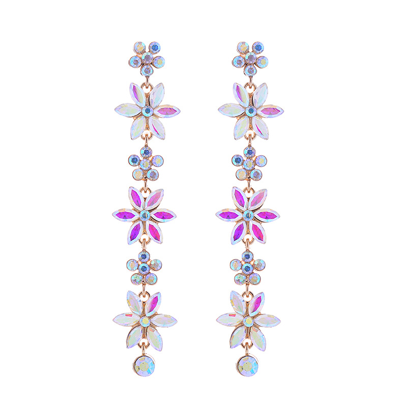 Fashion Jewelry Rhinestone Earrings For Women YWHME-572 