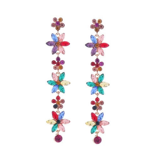 Fashion Jewelry Rhinestone Earrings For Women YWHME-572