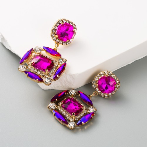 Fashion Jewelry Rhinestone Earrings For Women YWHME-573