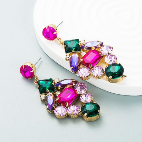 Fashion Jewelry Rhinestone Earrings For Women YWHME-575