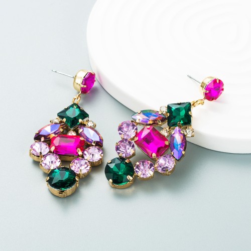 Fashion Jewelry Rhinestone Earrings For Women YWHME-575