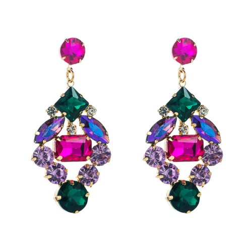 Fashion Jewelry Rhinestone Earrings For Women YWHME-575