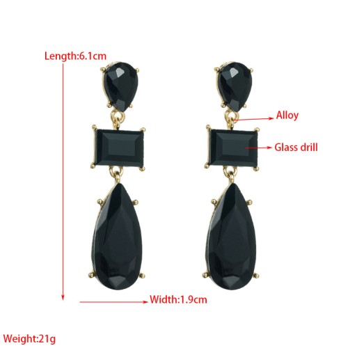 Fashion Jewelry Rhinestone Earrings For Women YWHME-576