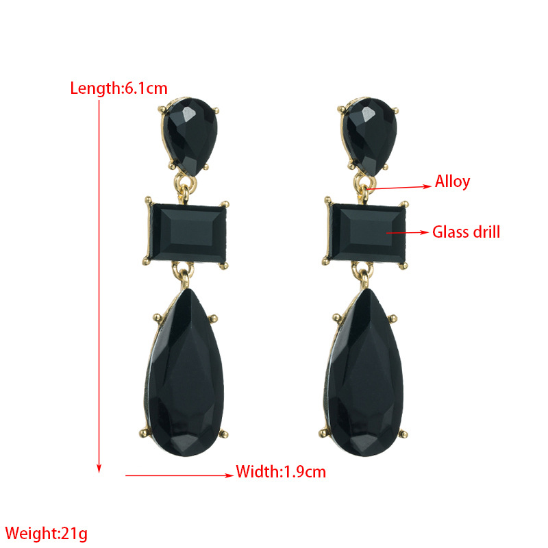 Fashion Jewelry Rhinestone Earrings For Women YWHME-576 