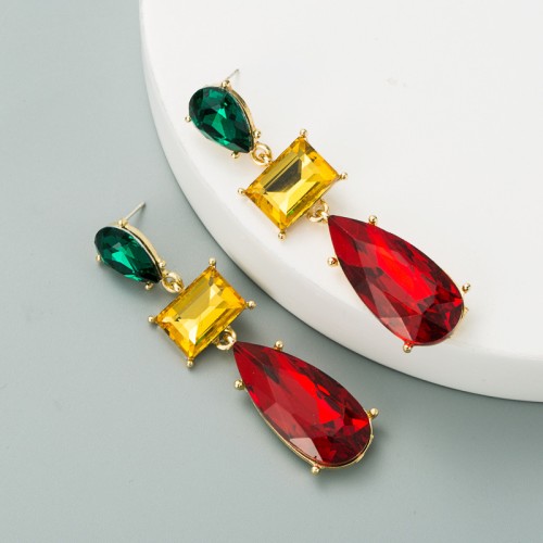 Fashion Jewelry Rhinestone Earrings For Women YWHME-576