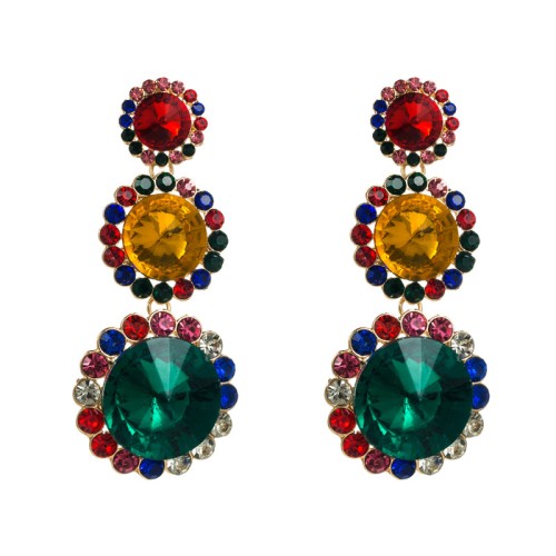 Fashion Jewelry Rhinestone Earrings For Women YWHME-577