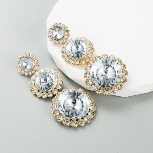 Fashion Jewelry Rhinestone Earrings For Women YWHME-577