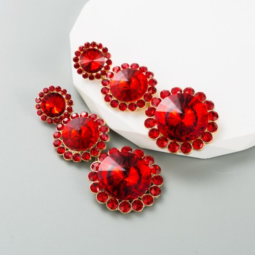 Fashion Jewelry Rhinestone Earrings For Women YWHME-577