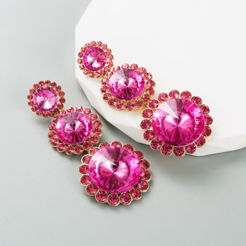 Fashion Jewelry Rhinestone Earrings For Women YWHME-577