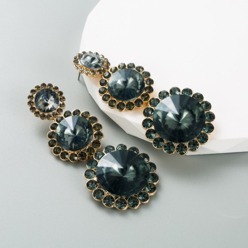 Fashion Jewelry Rhinestone Earrings For Women YWHME-577