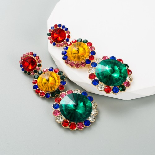 Fashion Jewelry Rhinestone Earrings For Women YWHME-577