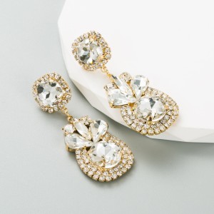 Fashion Jewelry Rhinestone Earrings For Women YWHME-578 