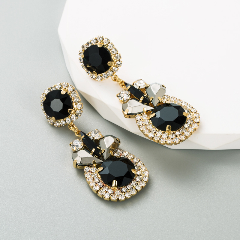 Fashion Jewelry Rhinestone Earrings For Women YWHME-578 