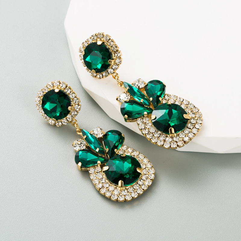 Fashion Jewelry Rhinestone Earrings For Women YWHME-578 