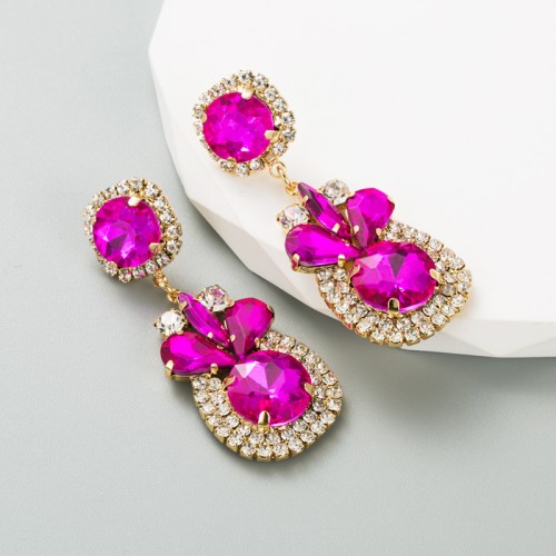 Fashion Jewelry Rhinestone Earrings For Women YWHME-578