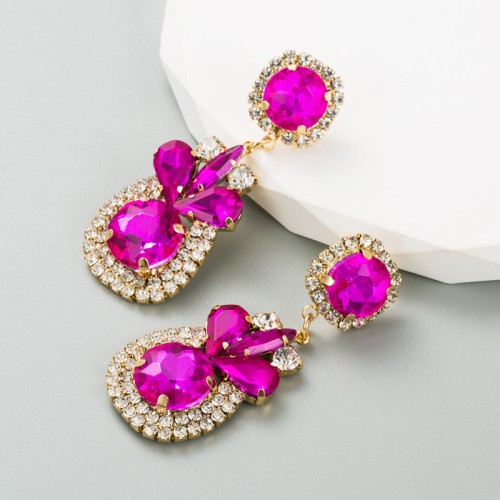 Fashion Jewelry Rhinestone Earrings For Women YWHME-578