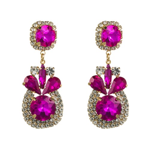 Fashion Jewelry Rhinestone Earrings For Women YWHME-578