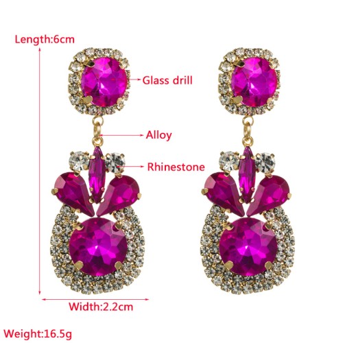 Fashion Jewelry Rhinestone Earrings For Women YWHME-578