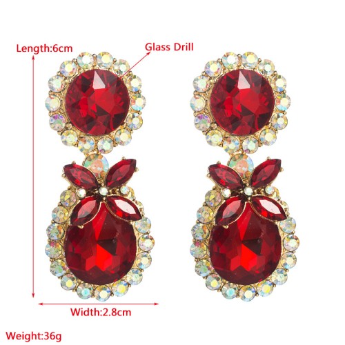 Fashion Jewelry Rhinestone Earrings For Women YWHME-582