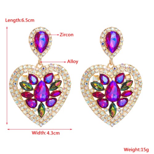 Fashion Jewelry Rhinestone Earrings For Women YWHME-583