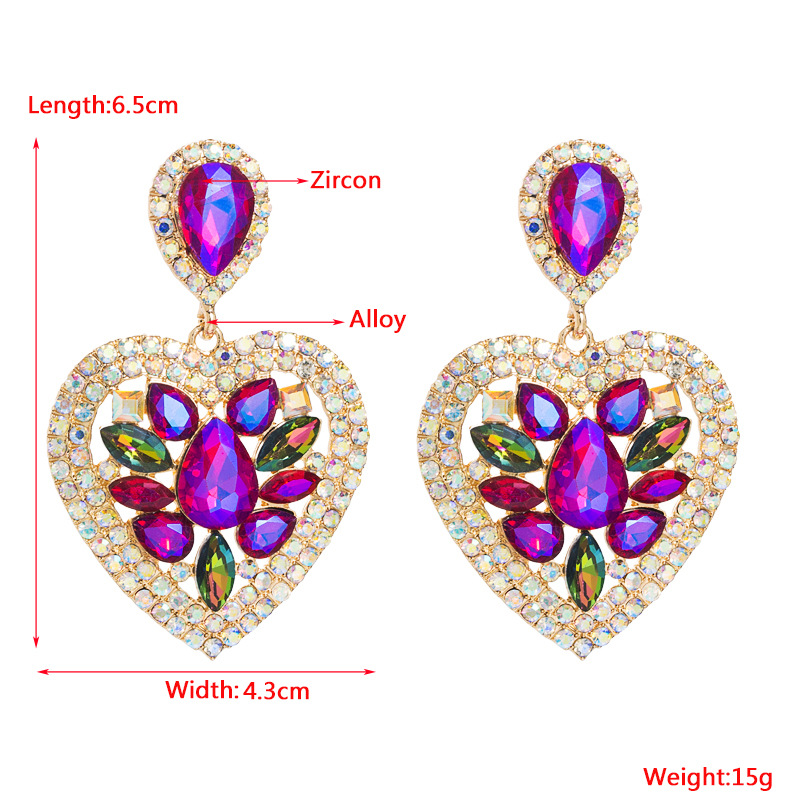 Fashion Jewelry Rhinestone Earrings For Women YWHME-583 