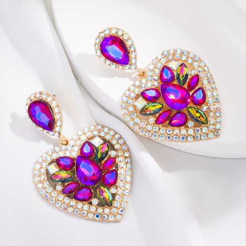 Fashion Jewelry Rhinestone Earrings For Women YWHME-583