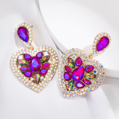 Fashion Jewelry Rhinestone Earrings For Women YWHME-583