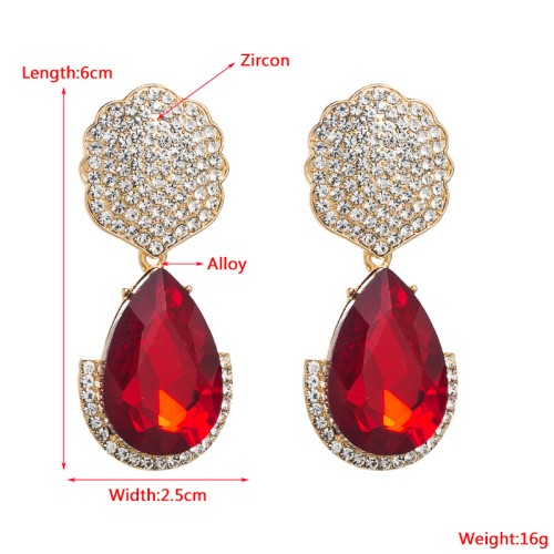 Fashion Jewelry Rhinestone Earrings For Women YWHME-584