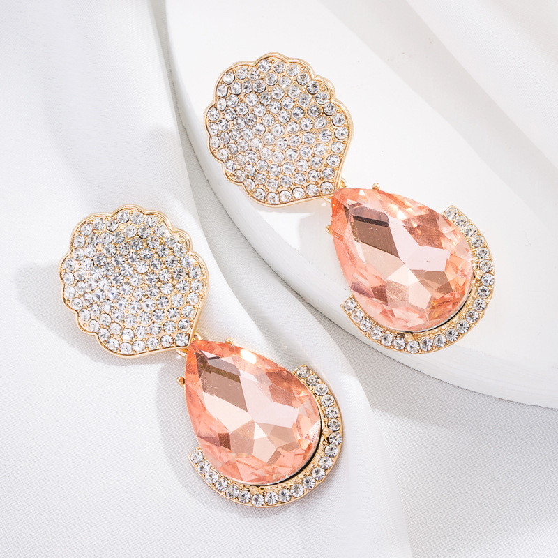 Fashion Jewelry Rhinestone Earrings For Women YWHME-584 