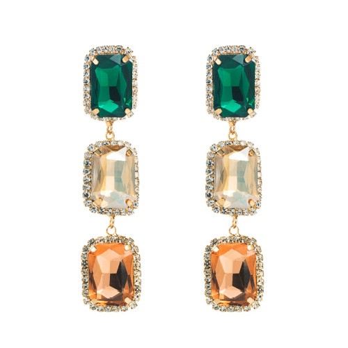 Fashion Jewelry Rhinestone Earrings For Women YWHME-585