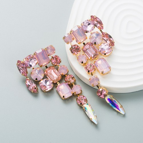 Fashion Jewelry Rhinestone Earrings For Women YWHME-586