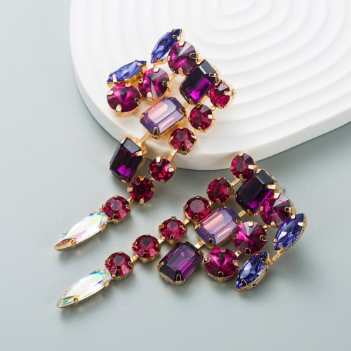 Fashion Jewelry Rhinestone Earrings For Women YWHME-586