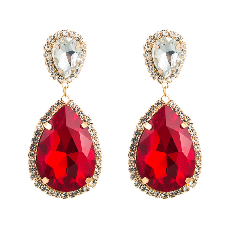 Fashion Jewelry Rhinestone Earrings For Women YWHME-587 