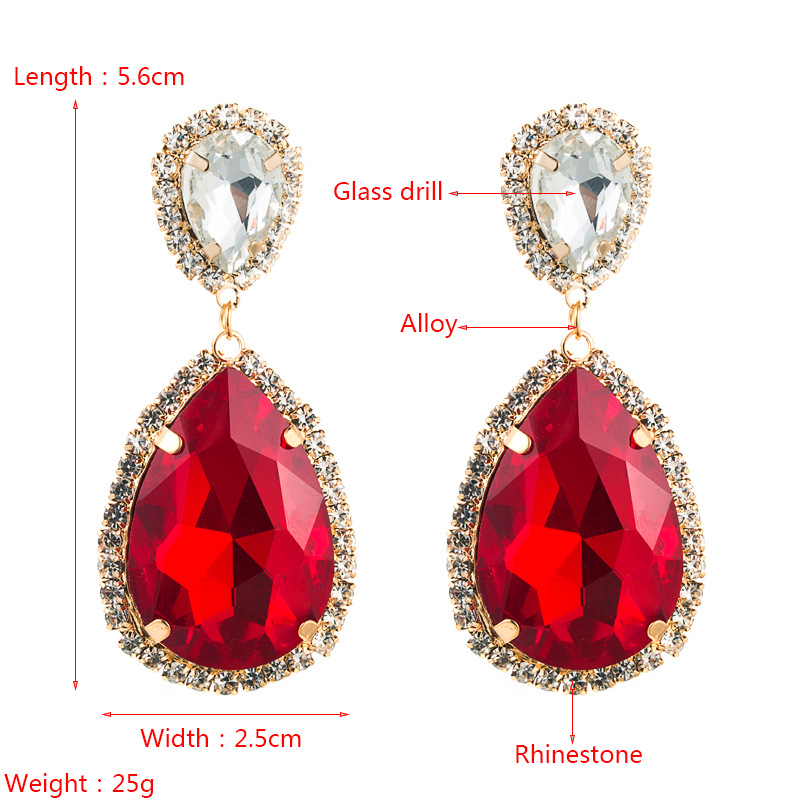 Fashion Jewelry Rhinestone Earrings For Women YWHME-587 