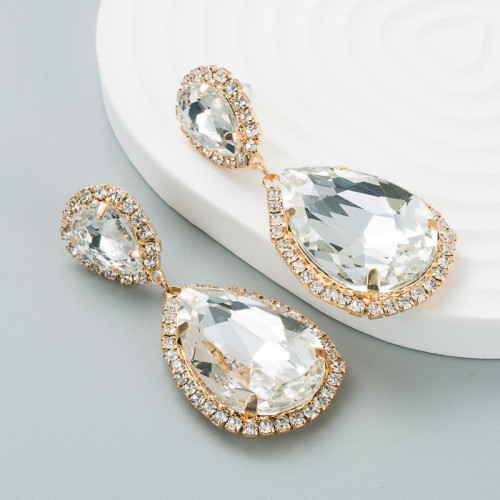 Fashion Jewelry Rhinestone Earrings For Women YWHME-587