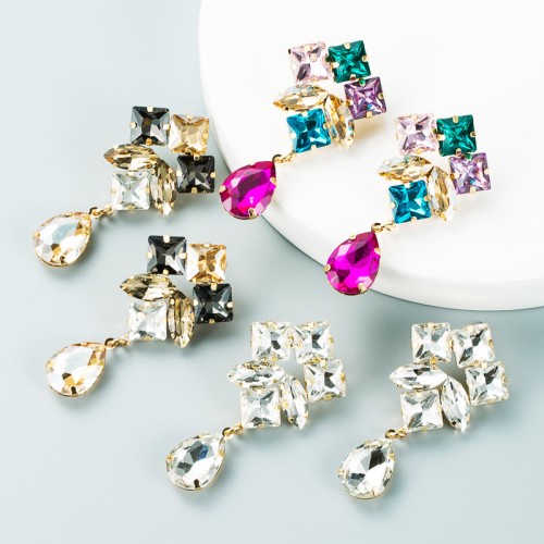 Fashion Jewelry Rhinestone Earrings For Women YWHME-589