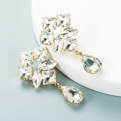 Fashion Jewelry Rhinestone Earrings For Women YWHME-589