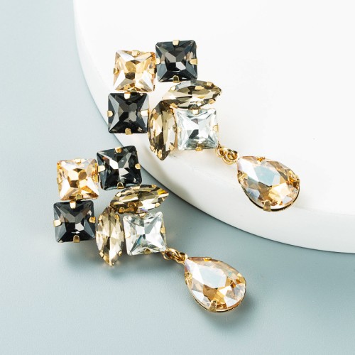 Fashion Jewelry Rhinestone Earrings For Women YWHME-589