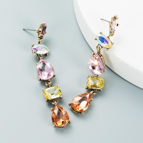 Fashion Jewelry Rhinestone Earrings For Women YWHME-590