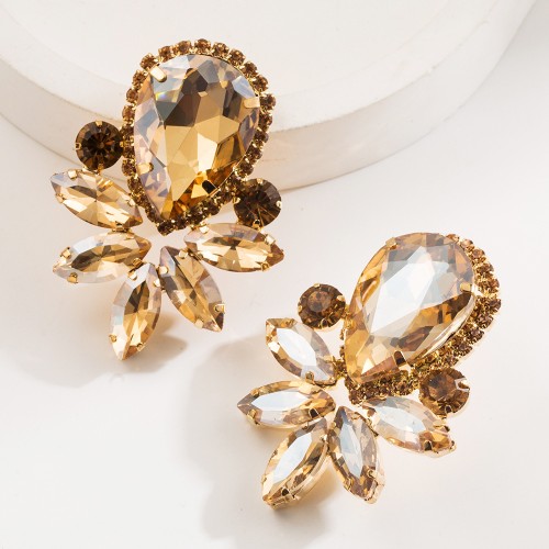 Fashion Jewelry Rhinestone Earrings For Women YWHME-591