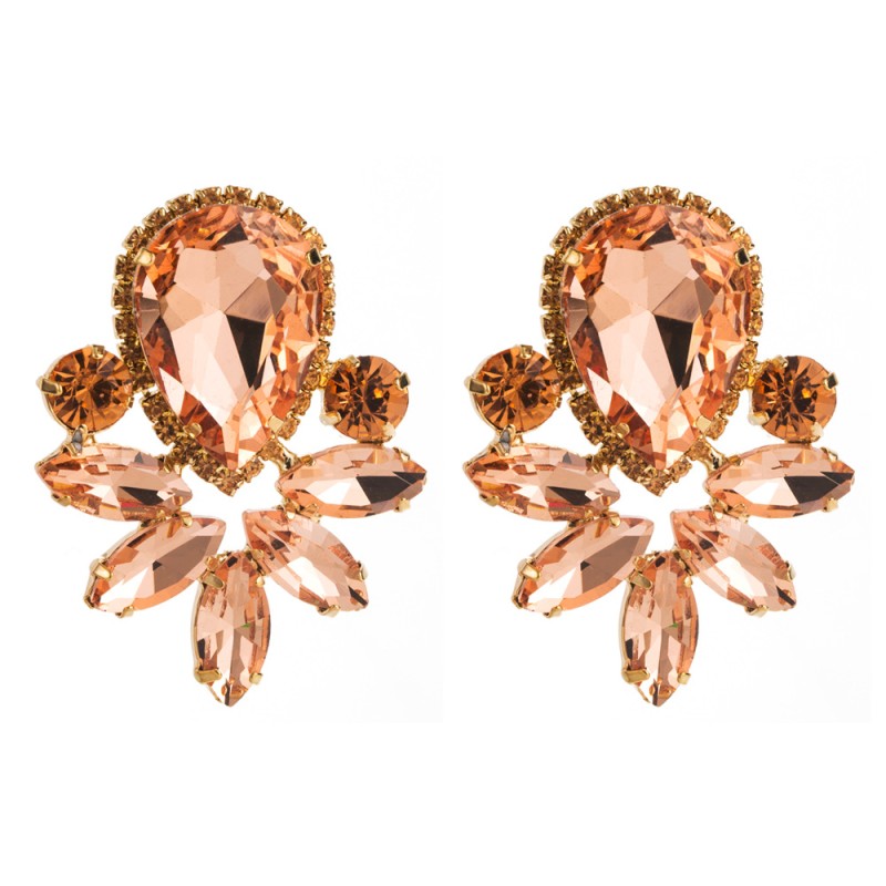 Fashion Jewelry Rhinestone Earrings For Women YWHME-591 