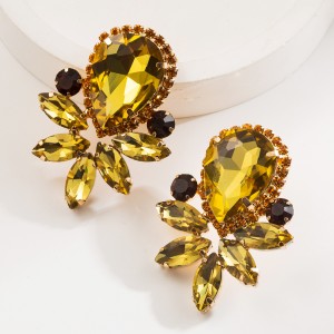 Fashion Jewelry Rhinestone Earrings For Women YWHME-591 