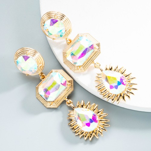 Fashion Jewelry Rhinestone Earrings For Women YWHME-592