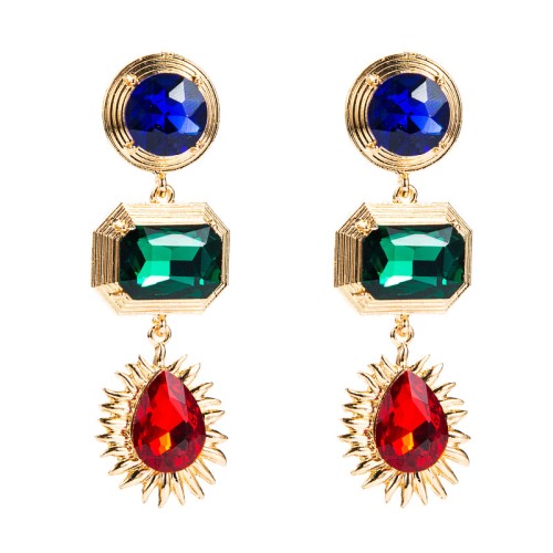 Fashion Jewelry Rhinestone Earrings For Women YWHME-592