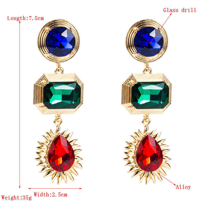 Fashion Jewelry Rhinestone Earrings For Women YWHME-592 