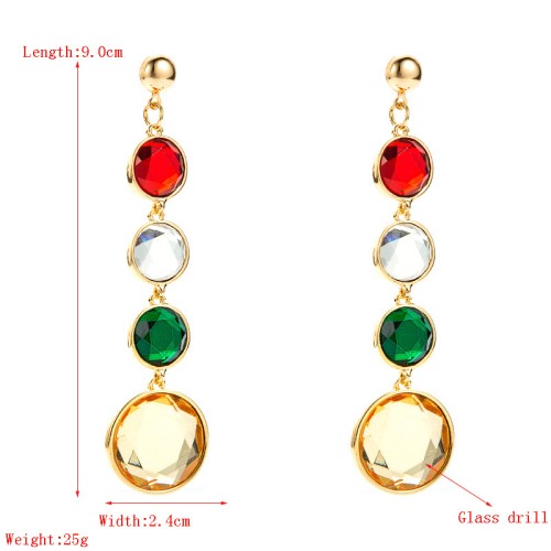 Fashion Jewelry Rhinestone Earrings For Women YWHME-593